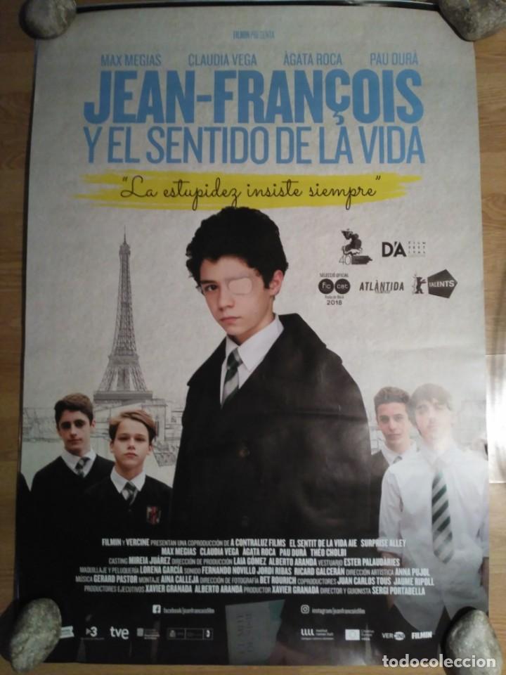 Cine: Jean Francois y el sentido de la vida - aprox 70x100 Cartel ORIGINAL cine (L60)