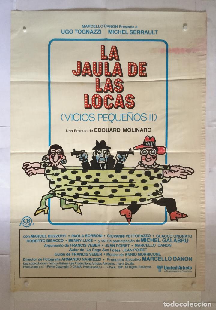 Cin&eacute;ma: la jaula de las locas - poster cartel original - ugo tognazzi La Cage Aux Folles II