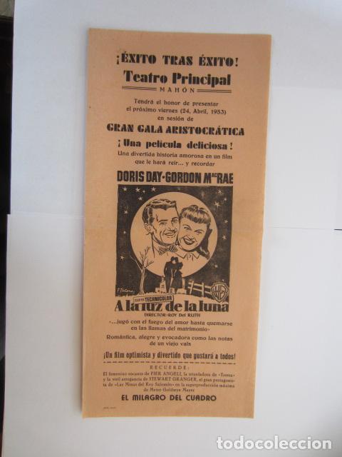 Cin&eacute;ma: A LA LUZ DE LA LUNA - 14 CM X 30 CM