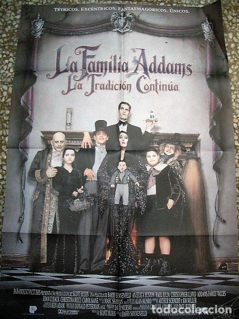 Cine: P&Oacute;STER DE CINE ORIGINAL 70X100CM LA FAMILIA ADAMS LA TRADICI&Oacute;N CONTIN&Uacute;A