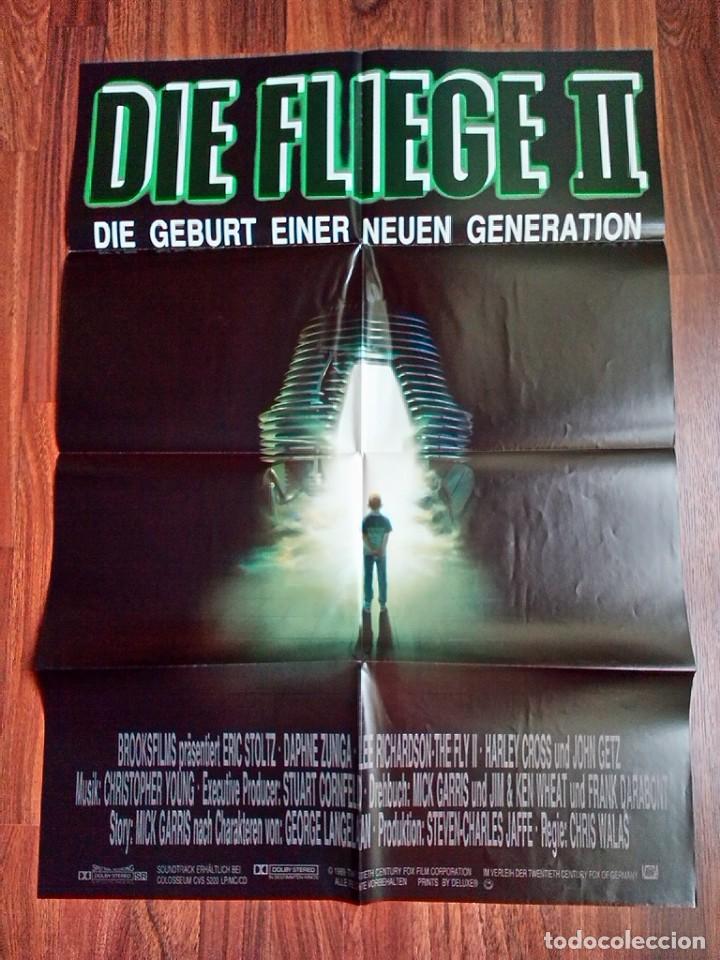 Cin&eacute;ma: 1989- LA MOSCA II - THE FLY II -POSTER CARTEL CINE PELICULA ORIGINAL-GRANDE 84x60 CM