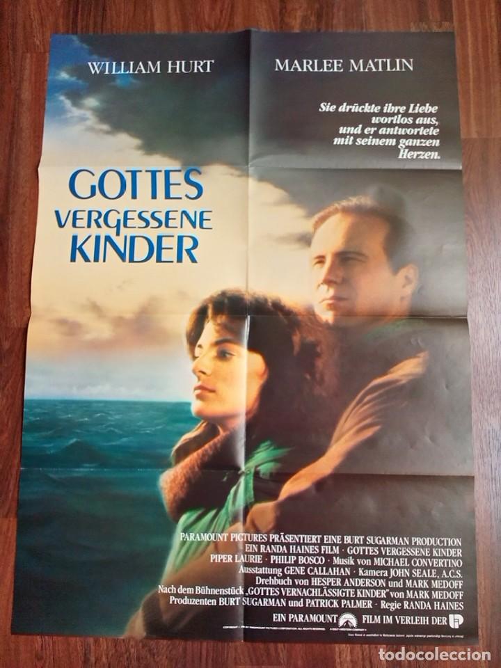 Cin&eacute;ma: 1986-HIJOS DE UN DIOS MENOR-CHILDREN OF A LESSER GOD-POSTER CARTEL CINE PELICULA ORIGINAL-GRAN.84x60