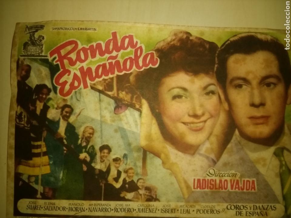Cinema: RONDA ESPA&Ntilde;OLA. DIRECCI&Oacute;N LADISLAO VAJDA. CINE IMPERIAL. VILLAVICIOSA. A&Ntilde;O 1952.