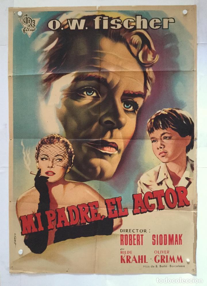 Cinema: mi padre el actor - POSTER CARTEL ORIGINAL - o w fischer hilde krahl robert siodmark
