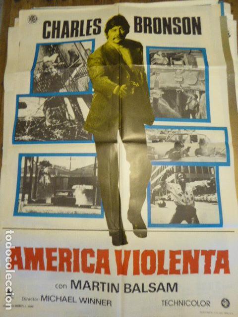 Cin&eacute;ma: CARTEL DE CINE- MOVIE POSTER. AMERICA VIOLENTA