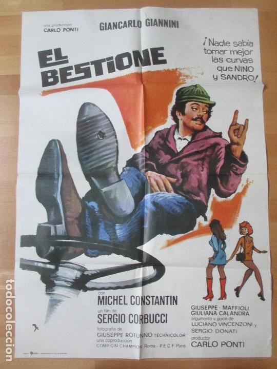 Cine: CARTEL CINE, EL BESTIONE, MICHEL CONSTANTIN, SERGIO CORBUCCI, 1975, MCP, C1448B