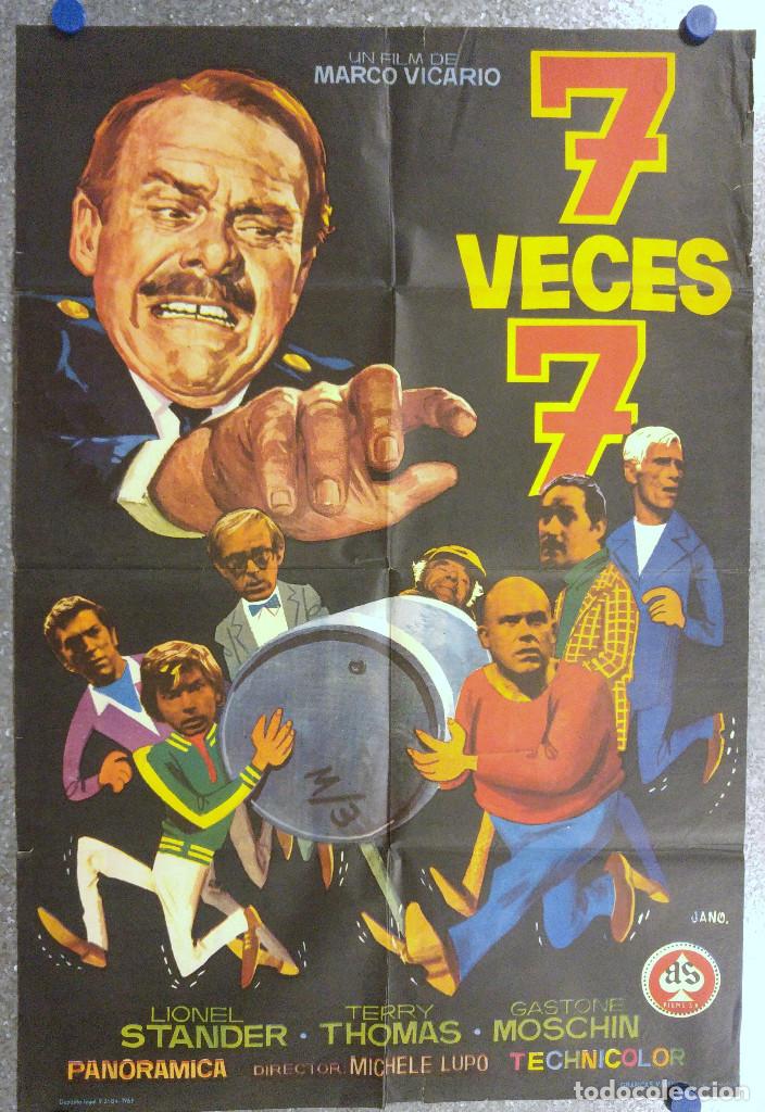 Kino: 7 VECES 7. LIONEL STANDER, TERRY THOMAS. A&Ntilde;O 1969
