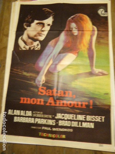 Cin&eacute;ma: CARTEL DE CINE- MOVIE POSTER. SATAN, MON AMOUR !. 100X70 CM
