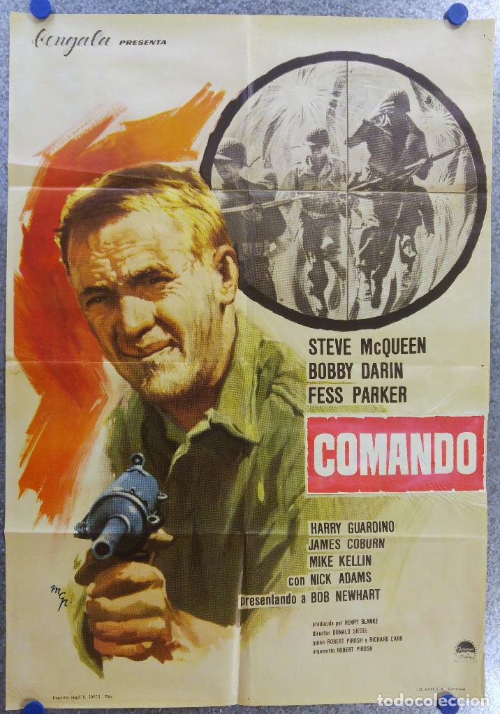 Cine: COMANDO. STEVE MCQUEEN . A&Ntilde;O 1966 - Foto 1