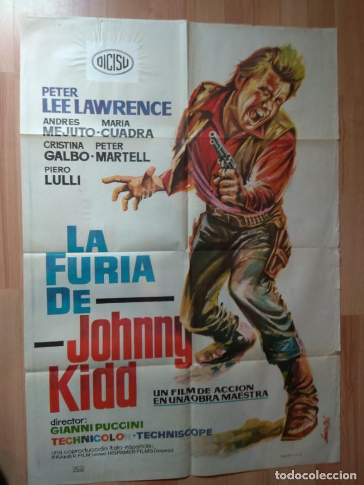 Cinema: B-POSTER DE LA PELICULA -- LA FURIA DE JOHNNY KIDD