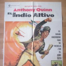 Cine: CARTEL CINE, EL INDIO ALTIVO, ANTHONY QUINN, CLAUDE AKINS, TONY BILL, 1971, C399