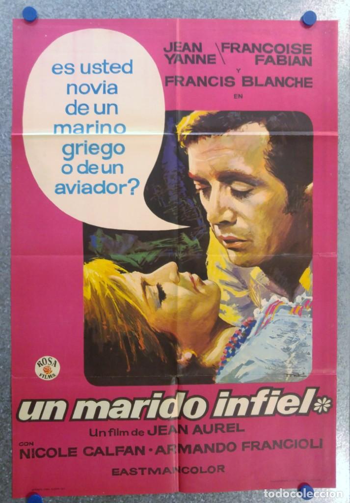 Cinema: UN MARIDO INFIEL. NICOLE CALFAN, ARMANDO FRANCIOLI, A&Ntilde;O 1971