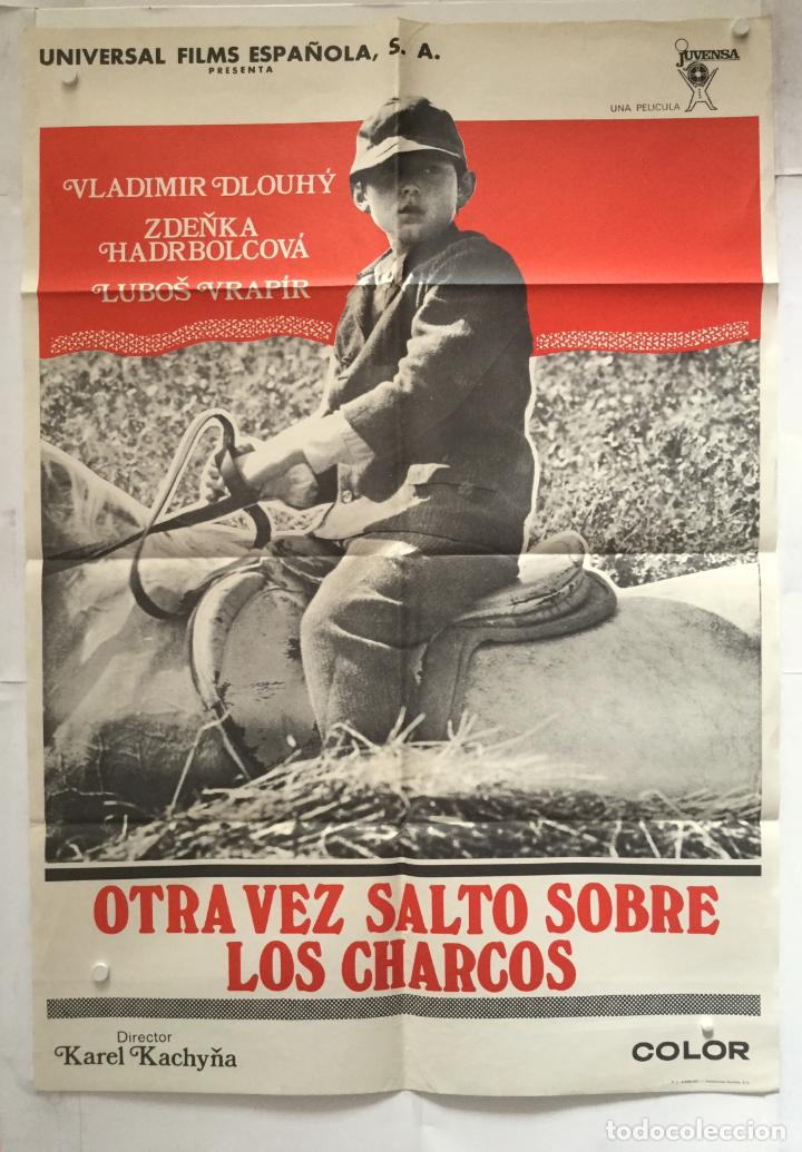 Kino: otra vez salto sobre los charcos - cartel poster original - Karel Kachyna Vladim&iacute;r Dlouhy