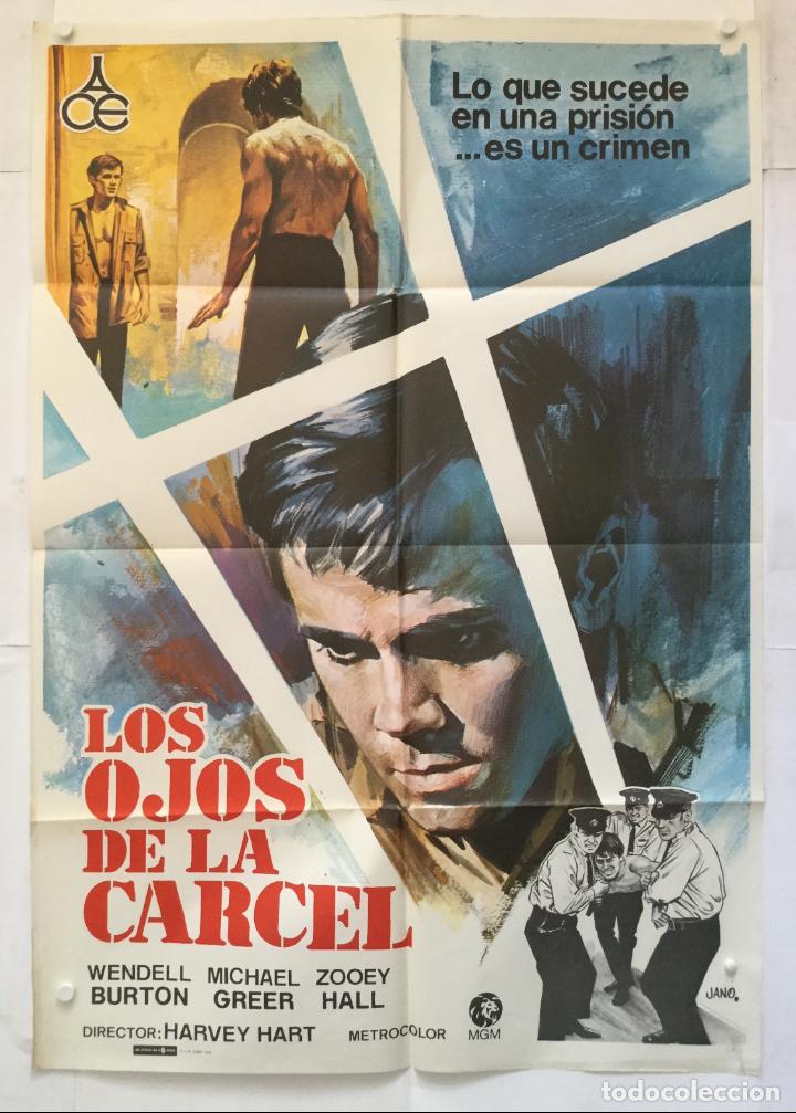 Kino: los ojos de la carcel - cartel poster original wendell burton michael greer zooey jano