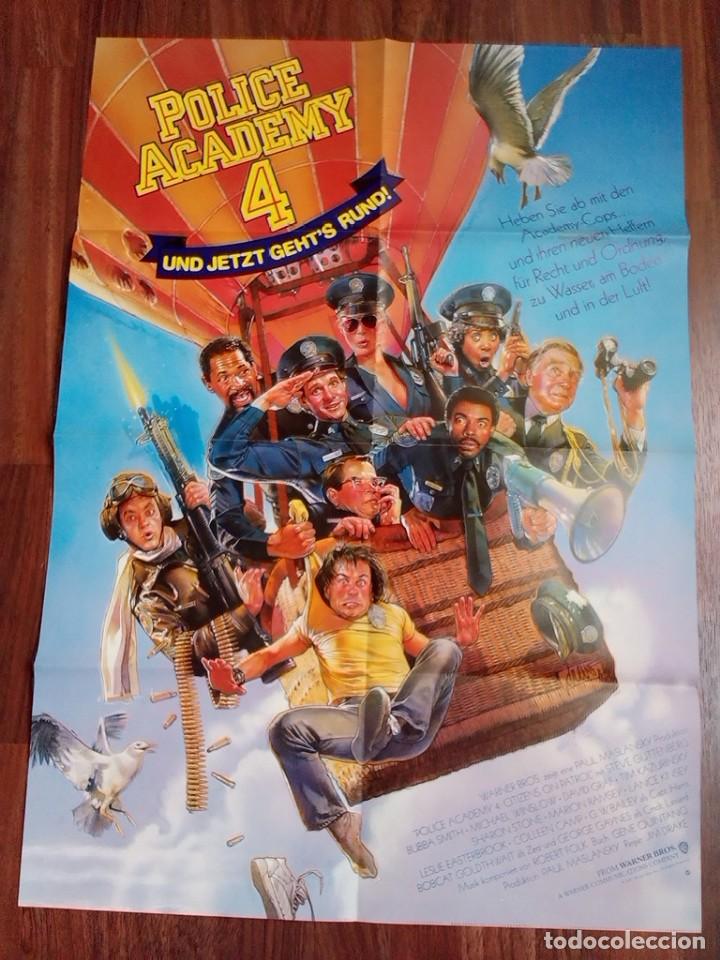 Cin&eacute;ma: 1987-LOCA ACADEMIA DE POLICIA 4-POLICE ACADEMY 4-CINE PELICULA ORIGINAL-GRANDE 84x60 CM