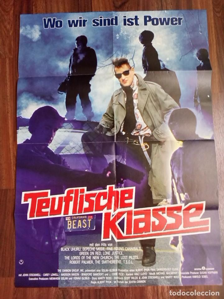 Cin&eacute;ma: 1986-LOS CENTINELAS-DANGEROUSLY CLOSE-POSTER CARTEL CINE PELICULA ORIGINAL-GRANDE 84x60 CM