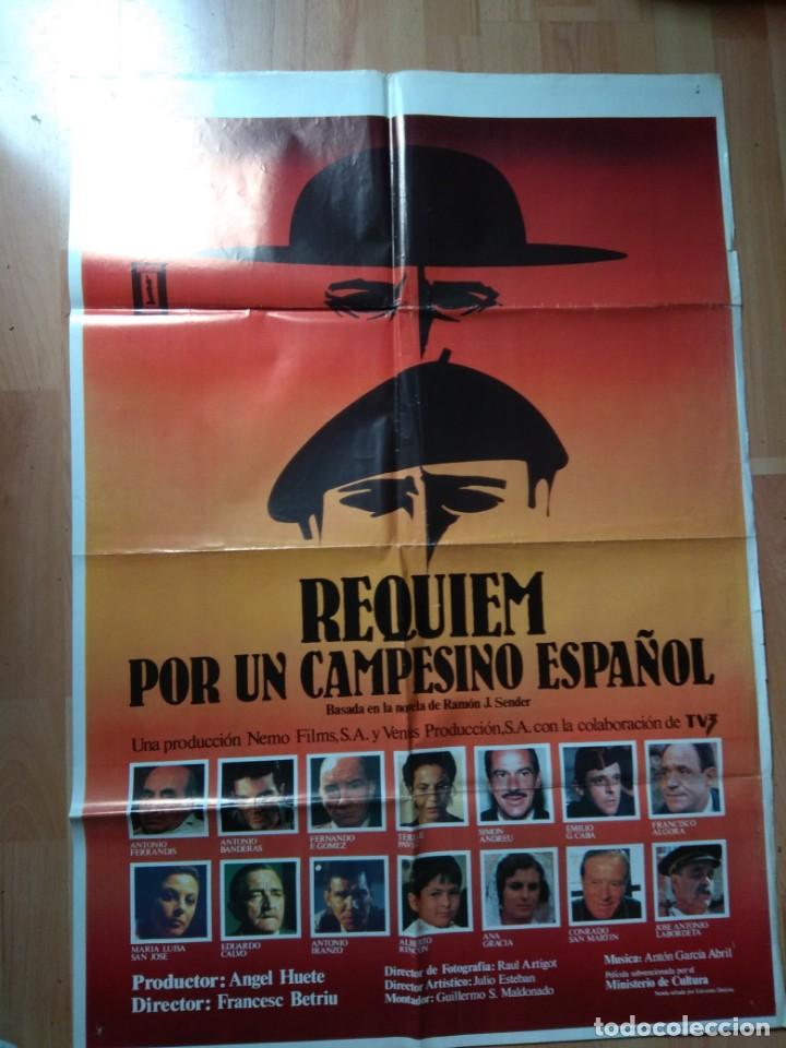 Cinema: B-POSTER Y LAGUIA DE LA PELICULA --REQUIEM POR UN CAMPESINO ESPA&Ntilde;OL