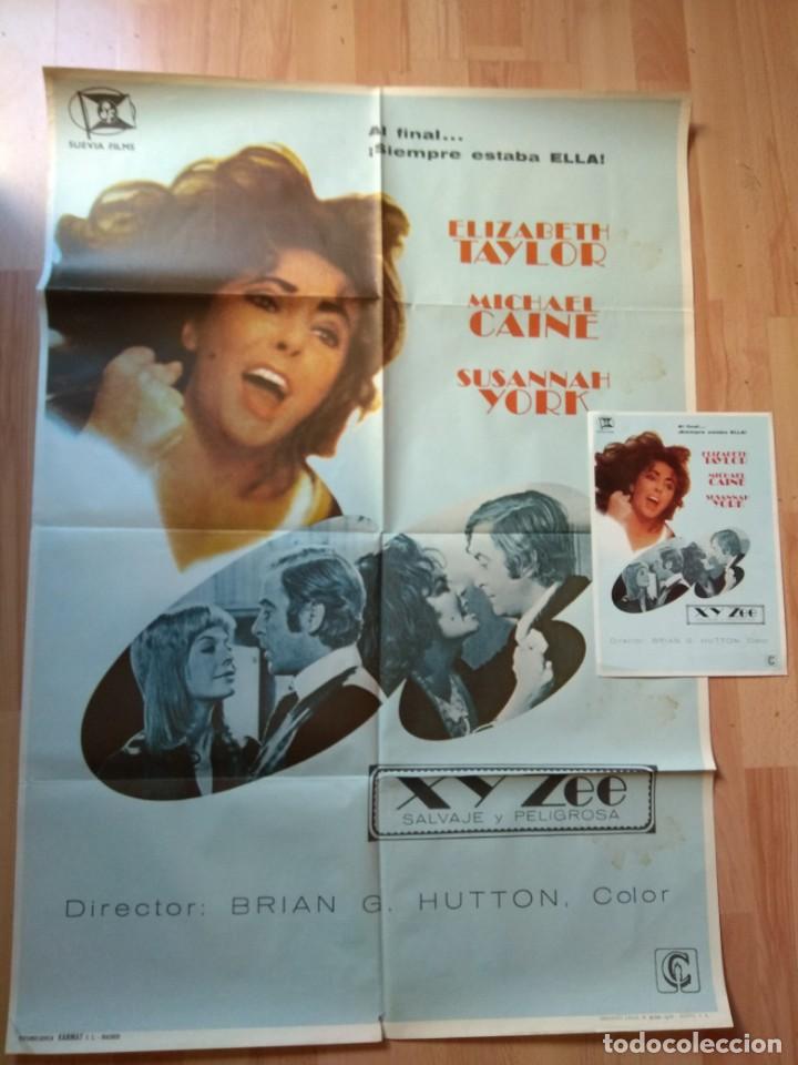 Cinema: B -poster y 10 FOTOCROMOS mas la guia    X Y ZEE . SALVAJE Y PELIGROSA
