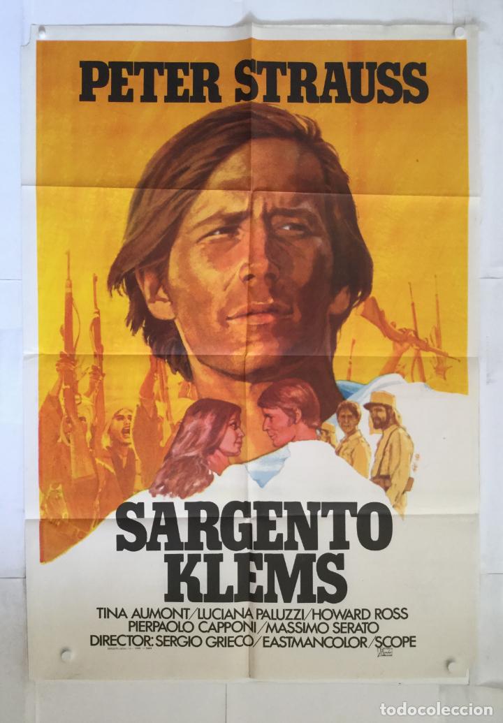 Cinema: sargento klems - poster cartel original - peters straus tina aument legion extrangera foreign legion