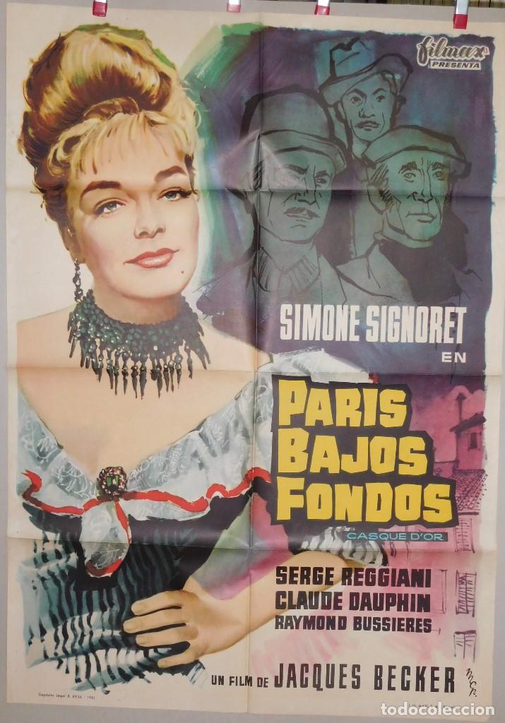 Cine: PARIS BAJOS FONDOS SIMONE SIGNORET PRIMERO