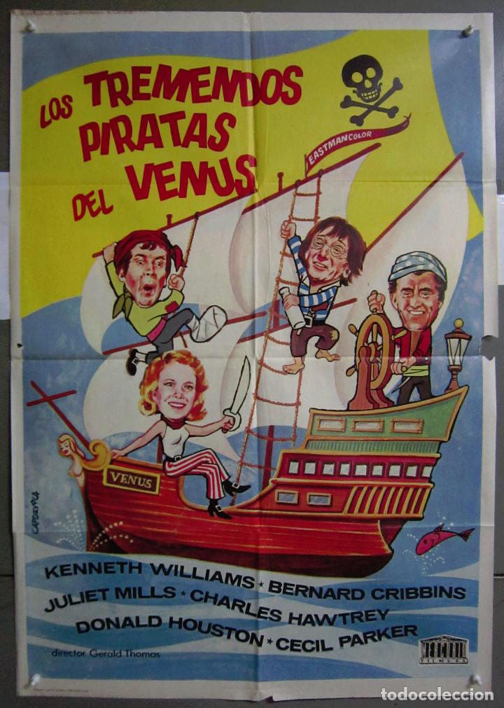 Cin&eacute;ma: ZD23 LOS TREMENDOS PIRATAS DEL VENUS CARRY ON SERIES POSTER ORIGINAL ESTRENO 70X100