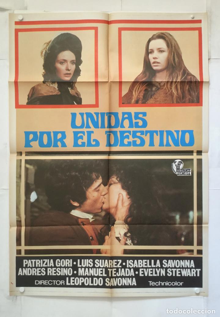 Cinema: unidas por el destino - poster cartel original - patricia gori isabella savonna andres resino
