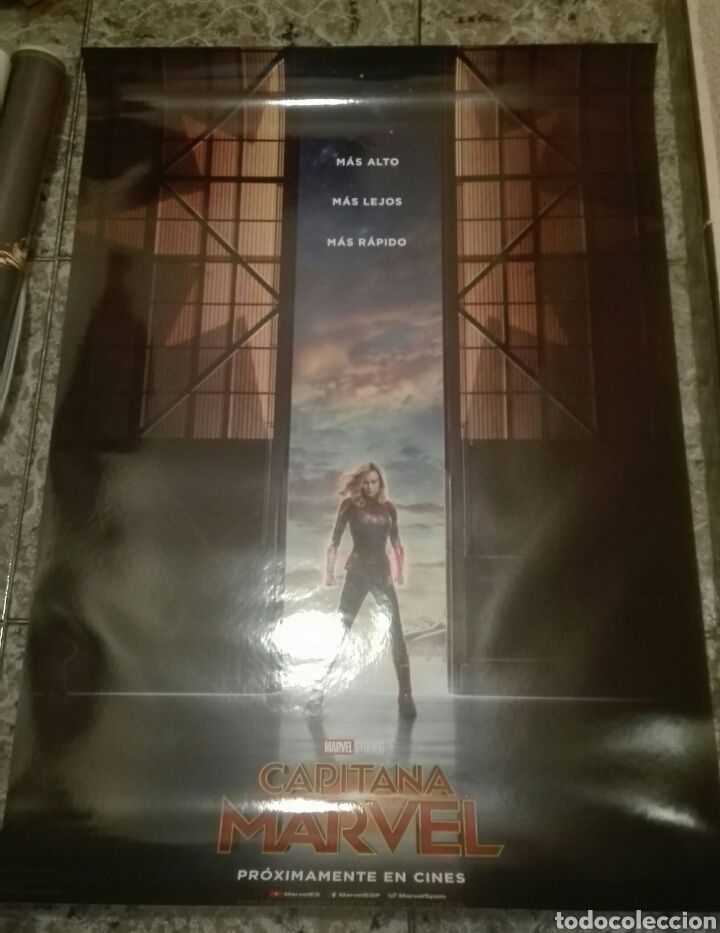 Cine: Poster Original Capitana Marvel 100x70 - Foto 1