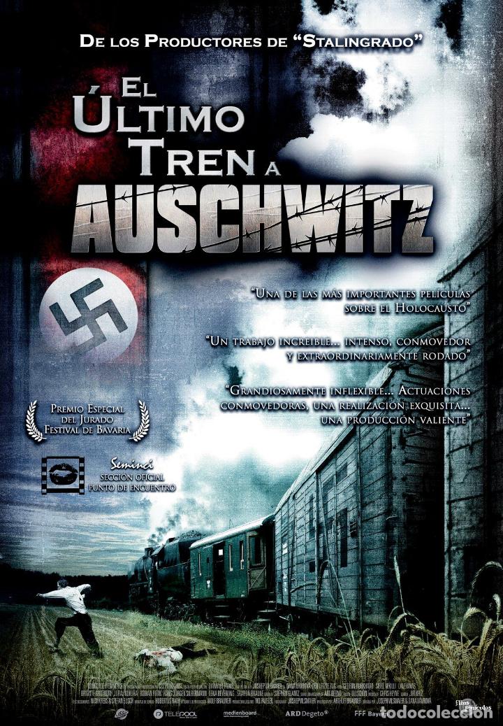 Cin&eacute;ma: CARTEL DE CINE EL &Uacute;LTIMO TREN A AUSCHWITZ // 70X100 ORIGINAL
