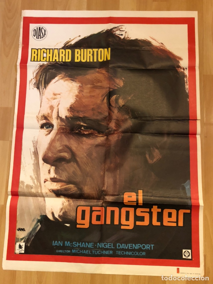 Cinema: Cartel poster el gangster richard burton jano