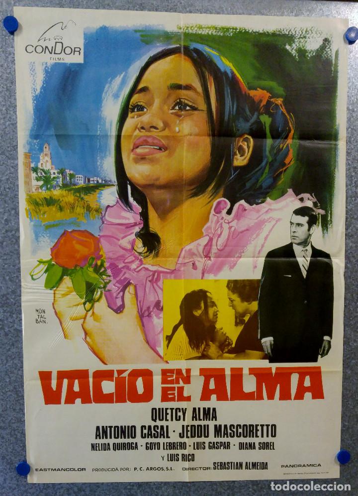 Cinema: VACIO EN EL ALMA. QUETCY ALMA, ANTONIO CASAL, JEDDU MASCORETTO. A&Ntilde;O 1969