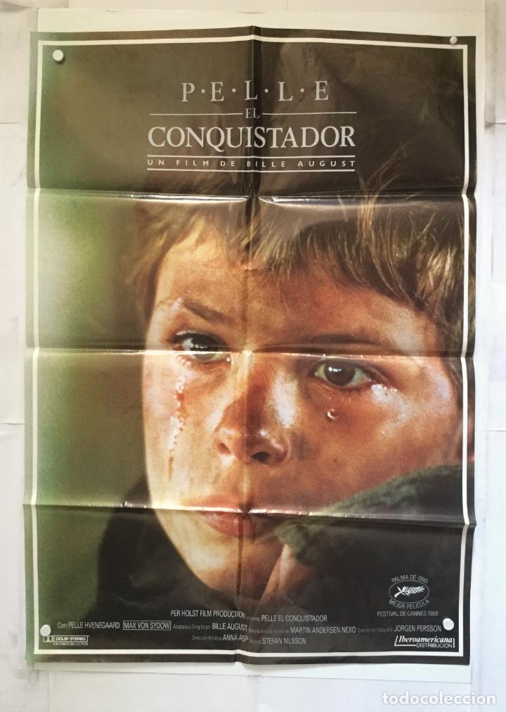 Cinema: pelle el conquistador - poster cartel original - Pelle erobreren Max von Sydow Bille August