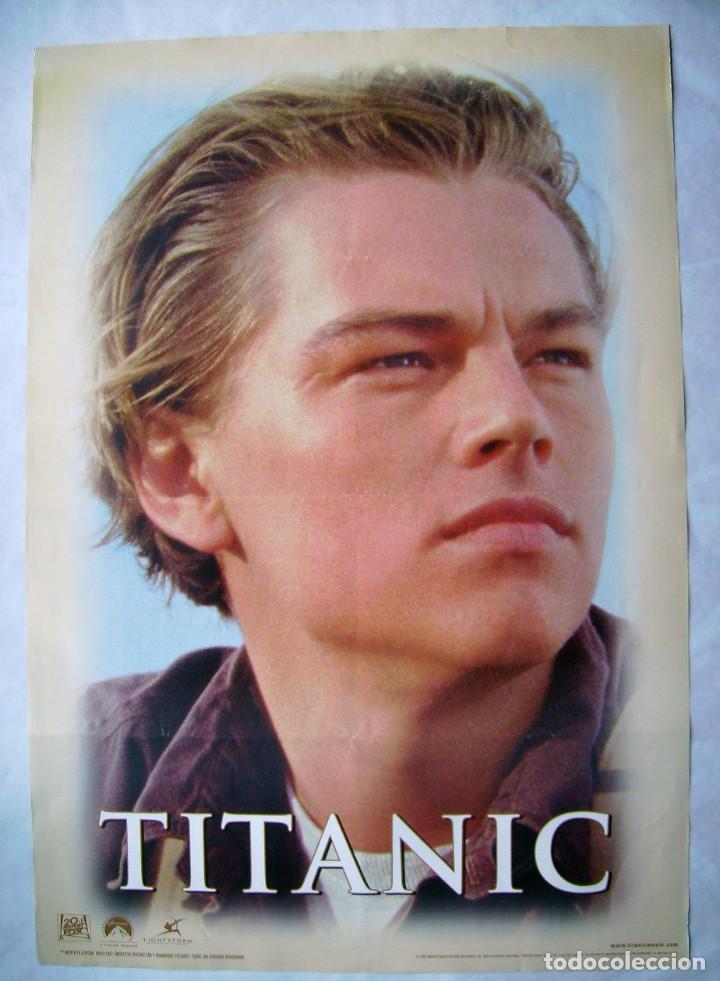 Cinema: TITANIC, con Leonardo DiCaprio. POSTER 68 X 98 cms. 1998.
