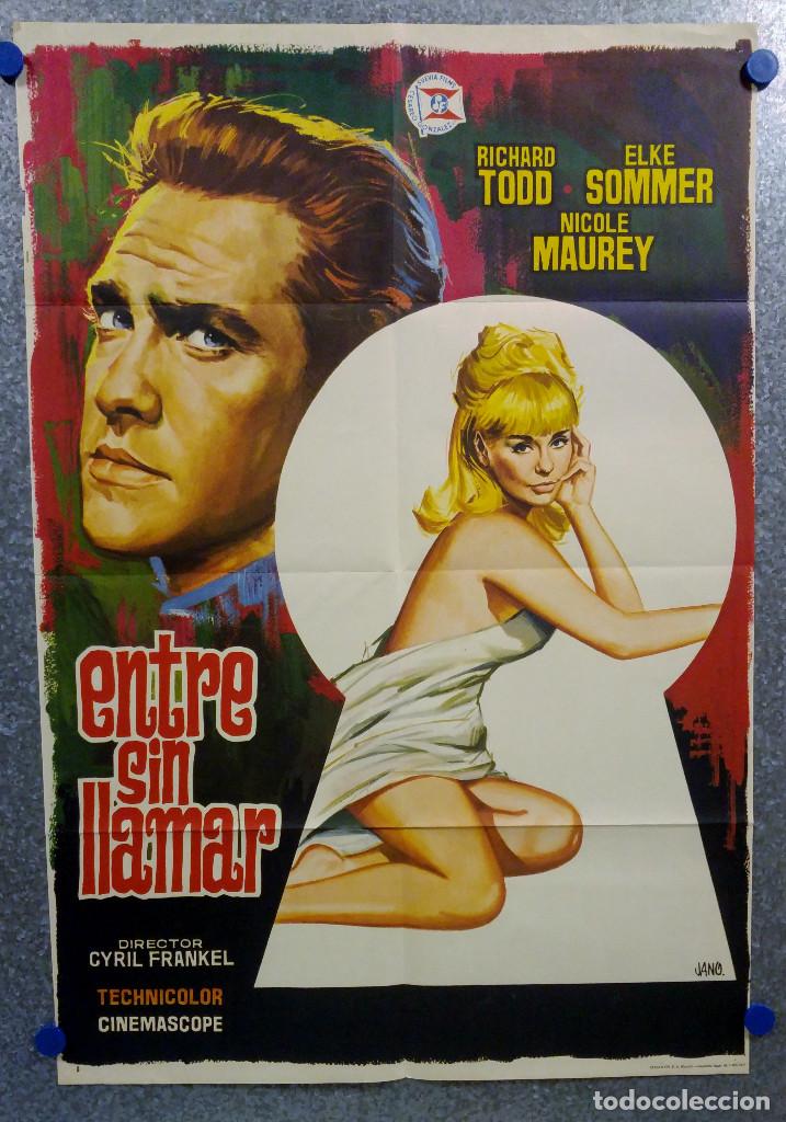 Cine: Entre sin llamar. Richard Todd, Nicole Maurey, Elke Sommer. A&Ntilde;O 1971