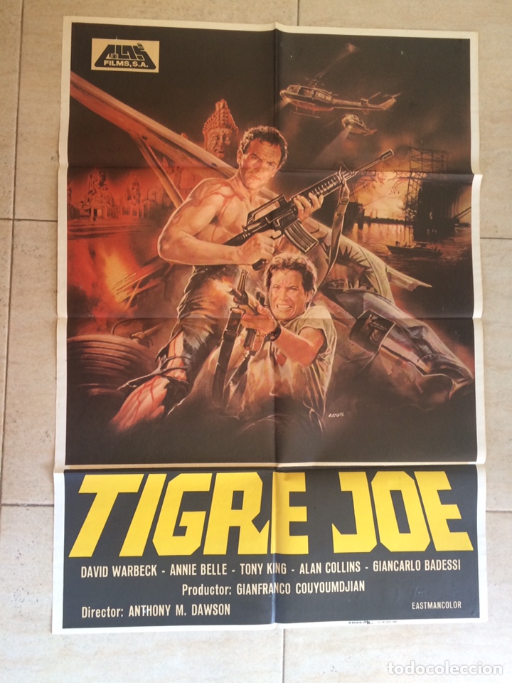 Cine: TIGRE JOE POSTER ORIGINAL 70X100