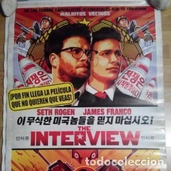 Cinema: The interview - aprox 70x100 Cartel ORIGINAL cine (L28)
