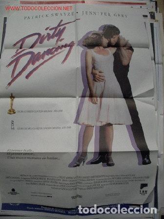 Cine: P&Oacute;ster de cine original 70x100cm DIRTY DANCING. CON PATRICK SWAYZE