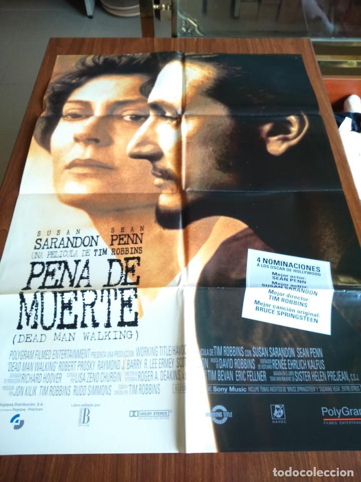 Cinema: POSTER -- PENA DE MUERTE -- POSTER GRANDE + 10 FOTOCROMOS -- ORIGINALES DE CINE --