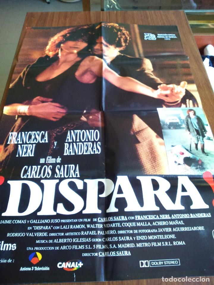 Cinema: POSTER -- DISPARA -- POSTER GRANDE -- ORIGINALES DE CINE --