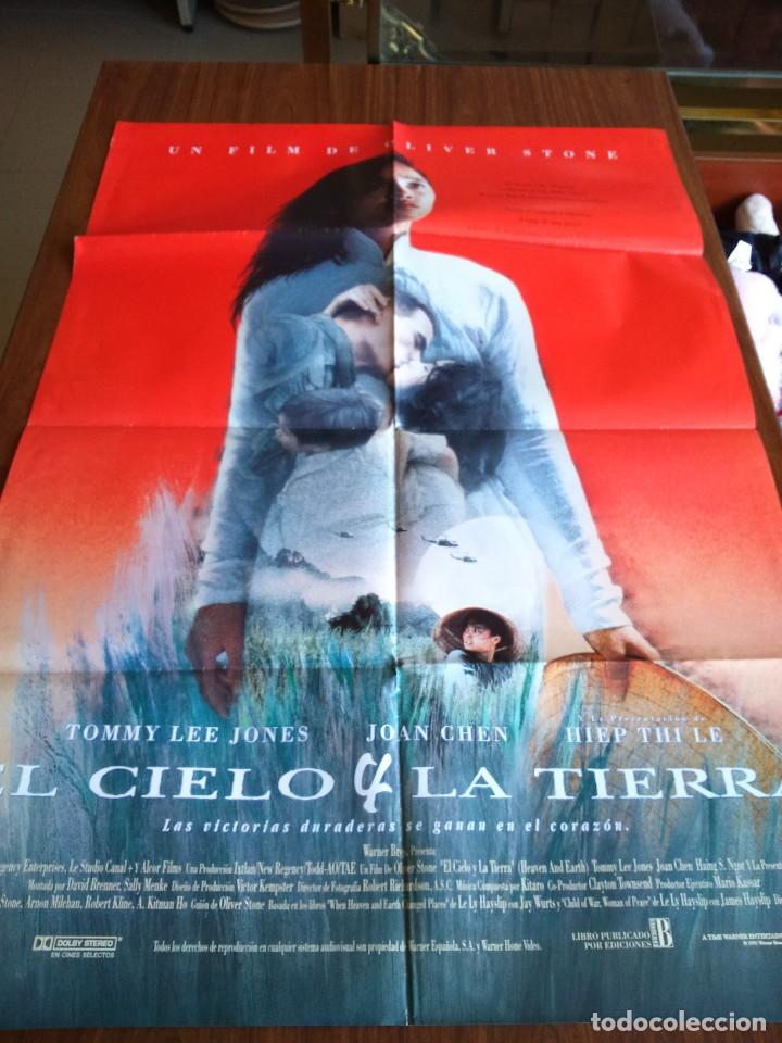 Cinema: POSTER -- EL CIELO Y LA TIERRA -- POSTER GRANDE -- ORIGINALES DE CINE --