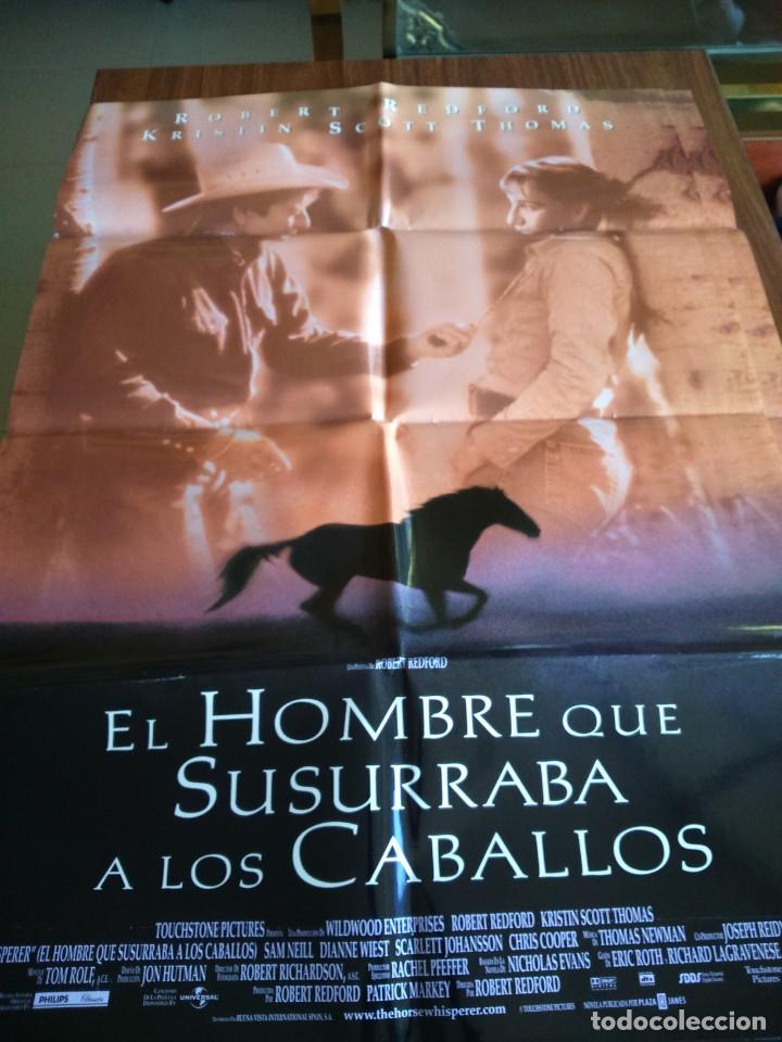 Cine: POSTER -- EL HOMBRE QUE SUSURRABA A LOS CABALLOS -- POSTER GRANDE -- ORIGINALES DE CINE --