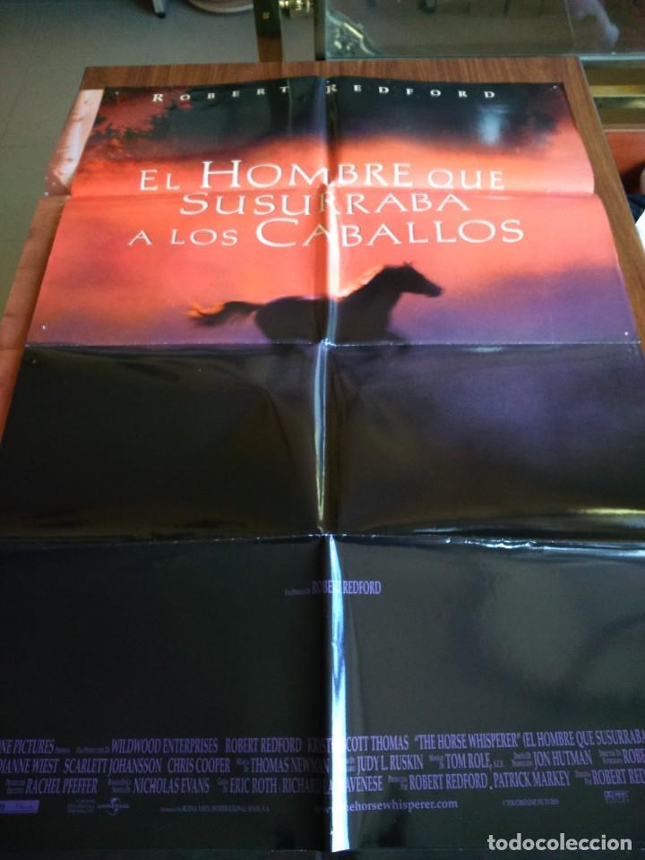 Cine: POSTER -- EL HOMBRE QUE SUSURRABA A LOS CABALLOS -- POSTER GRANDE -- ORIGINALES DE CINE --