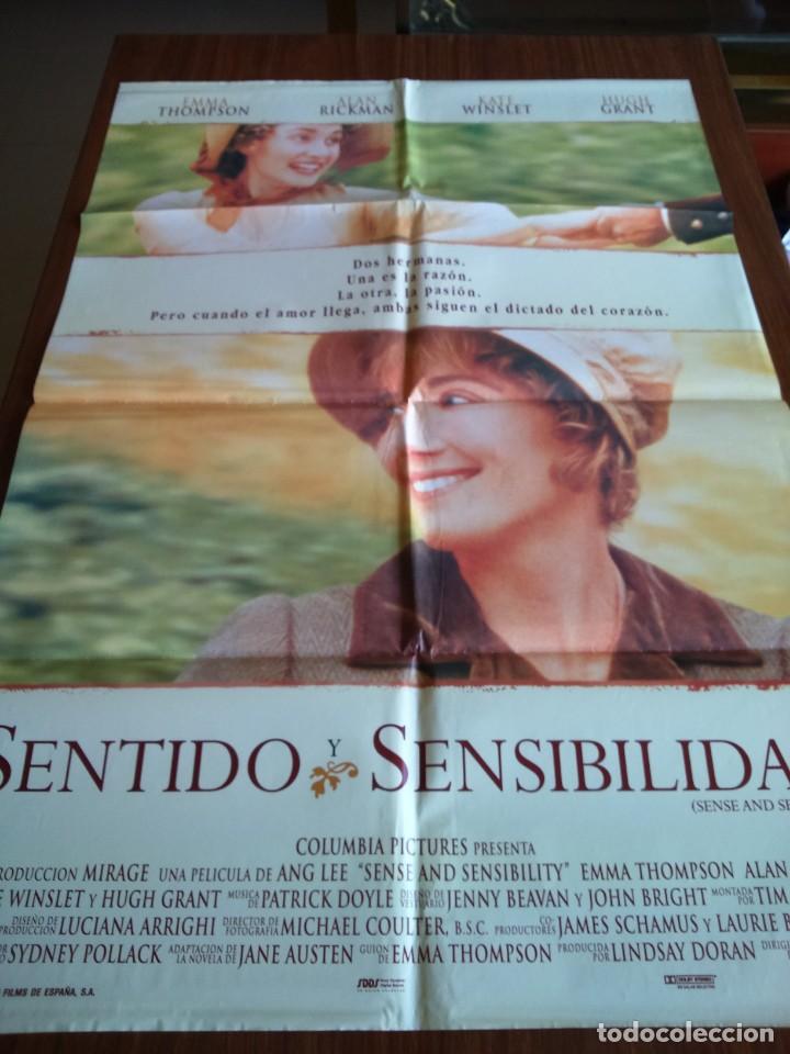 Cine: POSTER -- SENTIDO Y SENSIBILIDAD -- POSTER GRANDE -- ORIGINALES DE CINE --
