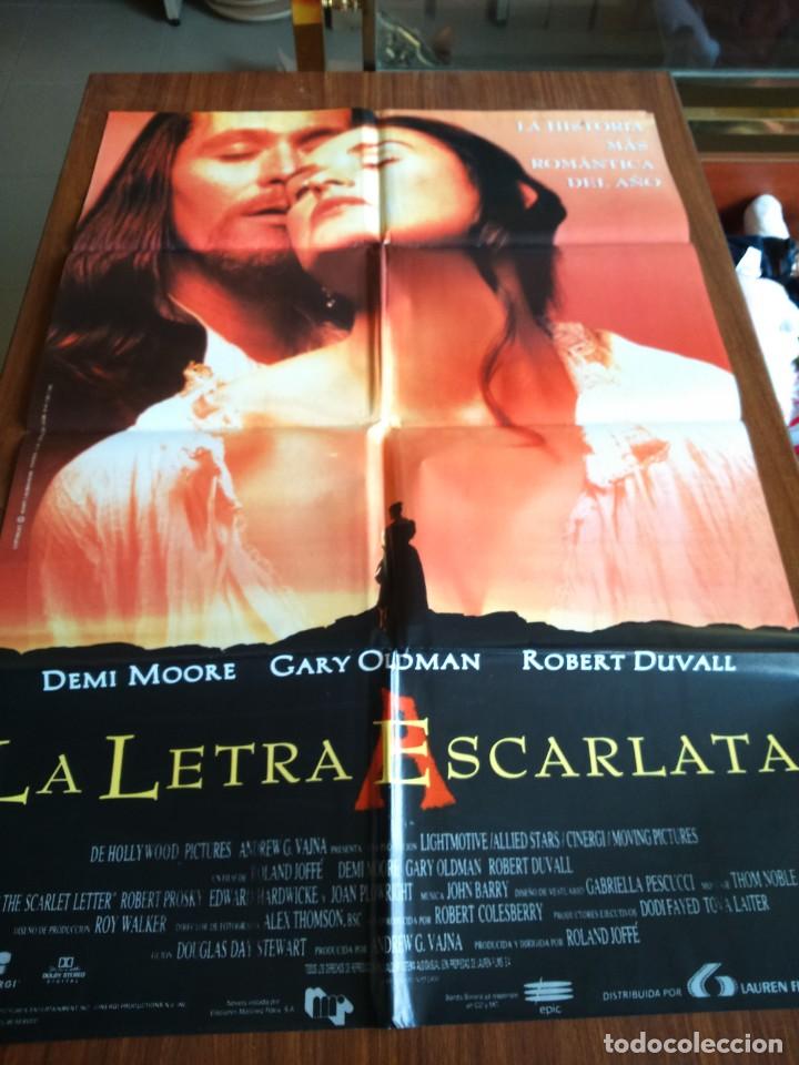 Cine: POSTER -- LA LETRA ESCARLATA -- POSTER GRANDE -- ORIGINALES DE CINE --