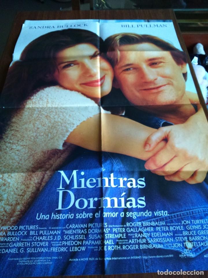 Cine: POSTER -- MIENTRAS DORMIAS -- POSTER GRANDE -- ORIGINALES DE CINE --