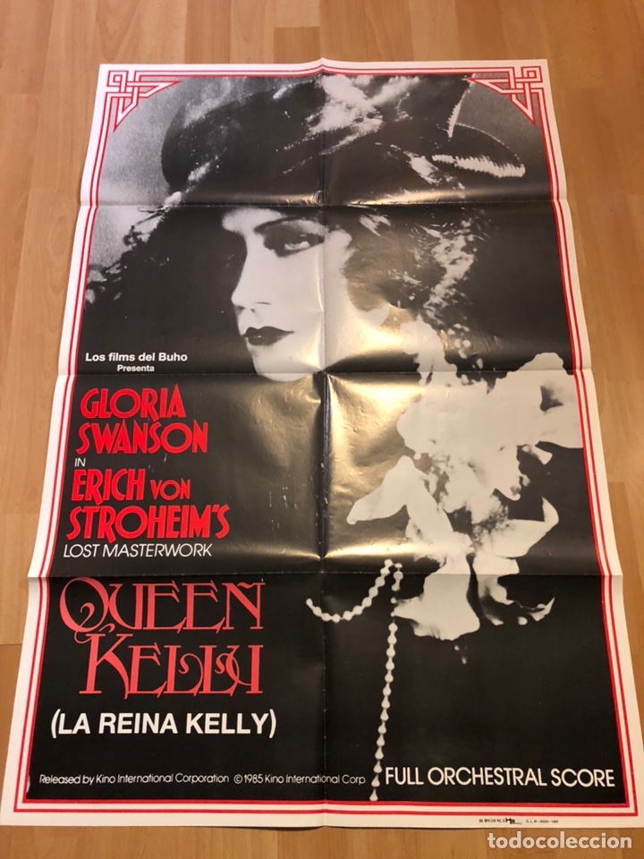 Cine: Cartel poster la reina kelly gloria swanson Erich von stroheim