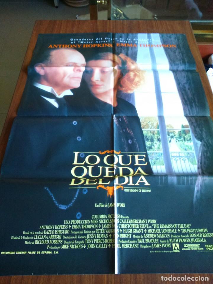 Cine: POSTER -- LO QUE QUEDA DEL DIA -- POSTER GRANDE -- ORIGINALES DE CINE --