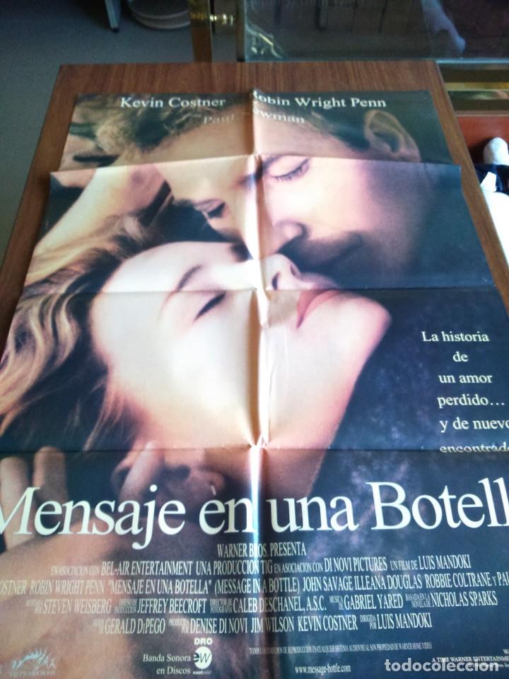 Cine: POSTER -- MENSAJE EN UNA BOTELLA -- POSTER GRANDE -- ORIGINALES DE CINE --