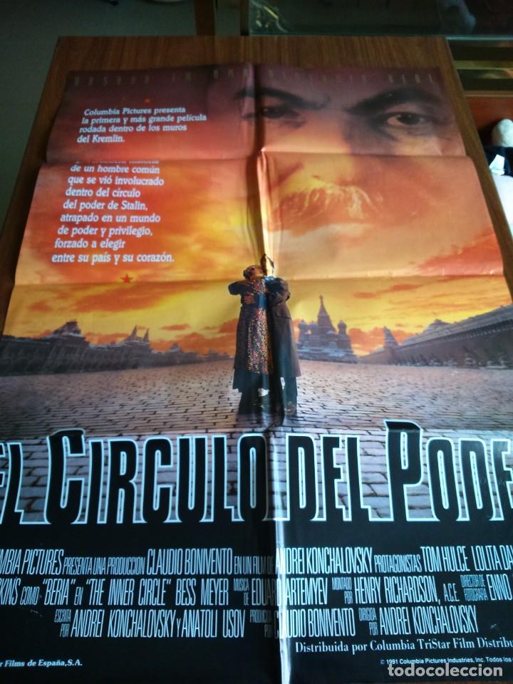 Cine: POSTER -- EL CIRCULO DEL PODER -- POSTER GRANDE -- ORIGINALES DE CINE -- - Foto 1
