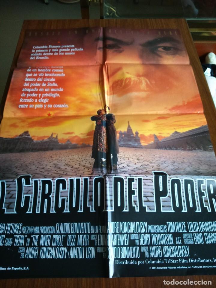 Cine: POSTER -- EL CIRCULO DEL PODER -- POSTER GRANDE -- ORIGINALES DE CINE -- - Foto 1