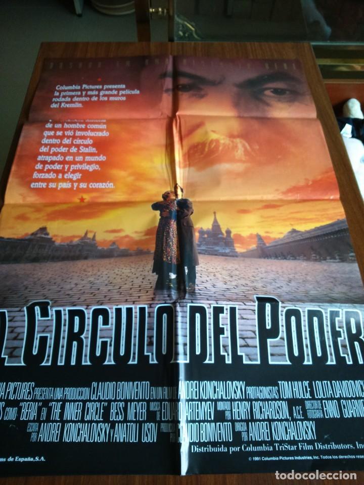 Cine: POSTER -- EL CIRCULO DEL PODER -- POSTER GRANDE -- ORIGINALES DE CINE -- - Foto 1